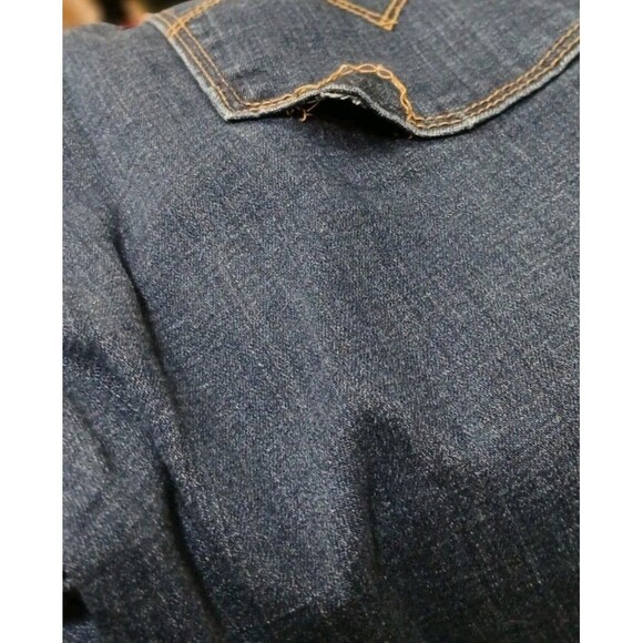 Levi’s 725 High Rise Bootcut Jeans 33 Women’s Blue Stretch Y2K Vintage Fit - Picture 14 of 14